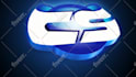 create 2 cool 3d glowing logo intros