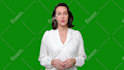 be your professional female spokesperson for green screen video