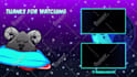 animate logo intro or outro ending screens for kick, twicth youtube