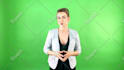 record a spokesperson video on greenscreen