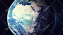 create an earth zoom video animation