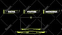 design whole twitch channel overlay and twitch screens