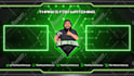 create pro animated overlay for kick ,twitch or facebook gaming