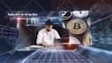 make a hologram business agent video in hud interface