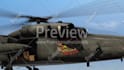 create a drop package promo with a helicopter