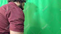 be a professional laid back male video communicator