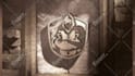 create 3d ancient stone door open logo reveal intro animation