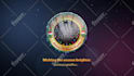 make merry christmas and happy new year lights logo intro