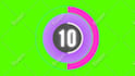 create clock countdown timer animation video up to 60min