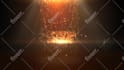create excellent 3d sparkles rain logo video