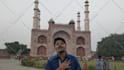 record a video at mughal king akbar royal palace