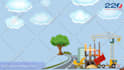 create a construction white board animation video