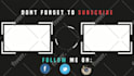 make a youtube outro video or end screen video