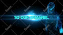 make an robotic awesome 3d intro for youtube and tech videos