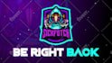 create 4 animated twitch screens, starting soon, brb and ending screen