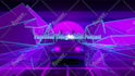 do retro 80s intro video and neon light animation