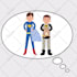 make 2d character animation and gifs for you