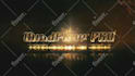 create hot and gold animation for your text or logo