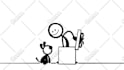 draw or animate a stick figure or stickman