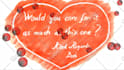 really paint your loving message in a heart