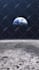 make 3d rocket launch on the moon logo reveal