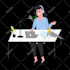 do animated gif logo, icon, illustration and image animation
