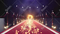 create luxury 3d red carpet logo intro