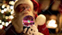 insert your logo in this christmas ball with santa