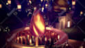 create ramadan fantasy logo intro