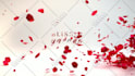 create an nature flower flying leaves intro