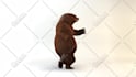 create a dance 3d character logo animation