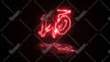 create a neon intro text or logo animation