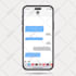 create a video text or chat message advert