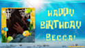 make a happy birthday video greeting from spongebob