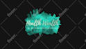 create water drop logo sting animation