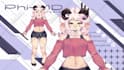 create anime live2d furry character and chibi for vtuber