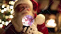 insert your logo in this christmas ball with santa