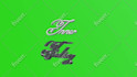 3d  logo rotating and text rotating animation perfect loop