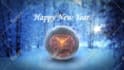 put your logo in winter crystal ball intro for christmas