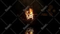 create 10 burning fire logo intro