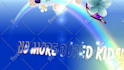 design butterfly flowers promo intro video