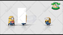 do funny minions logo jumping short video ad in 12 hrs