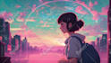 create lofi loop animation for monetize youtube