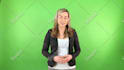 record a spokesperson video on greenscreen