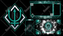 design gaming logo with animated overlay for twitch