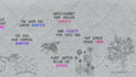 create a trendy hand drawn lyric video