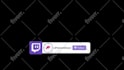 do twitch kick tiktok youtube facebook threads x follow button popup animation