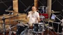 record an energetic drum track for your rock song