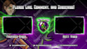 create outro video for youtube and twitch channel