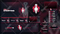 craft a unique animated twitch overlay, stream overlay for gaming